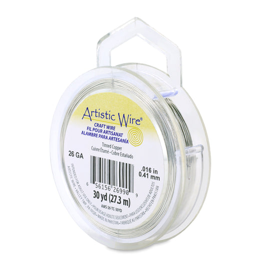 Artistic Wire 26 Gauge Tarnish Resistant Coloured Copper Wire – 30yd Spool