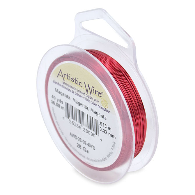 Artistic Wire 28 Gauge Tarnish Resistant Coloured Copper Wire