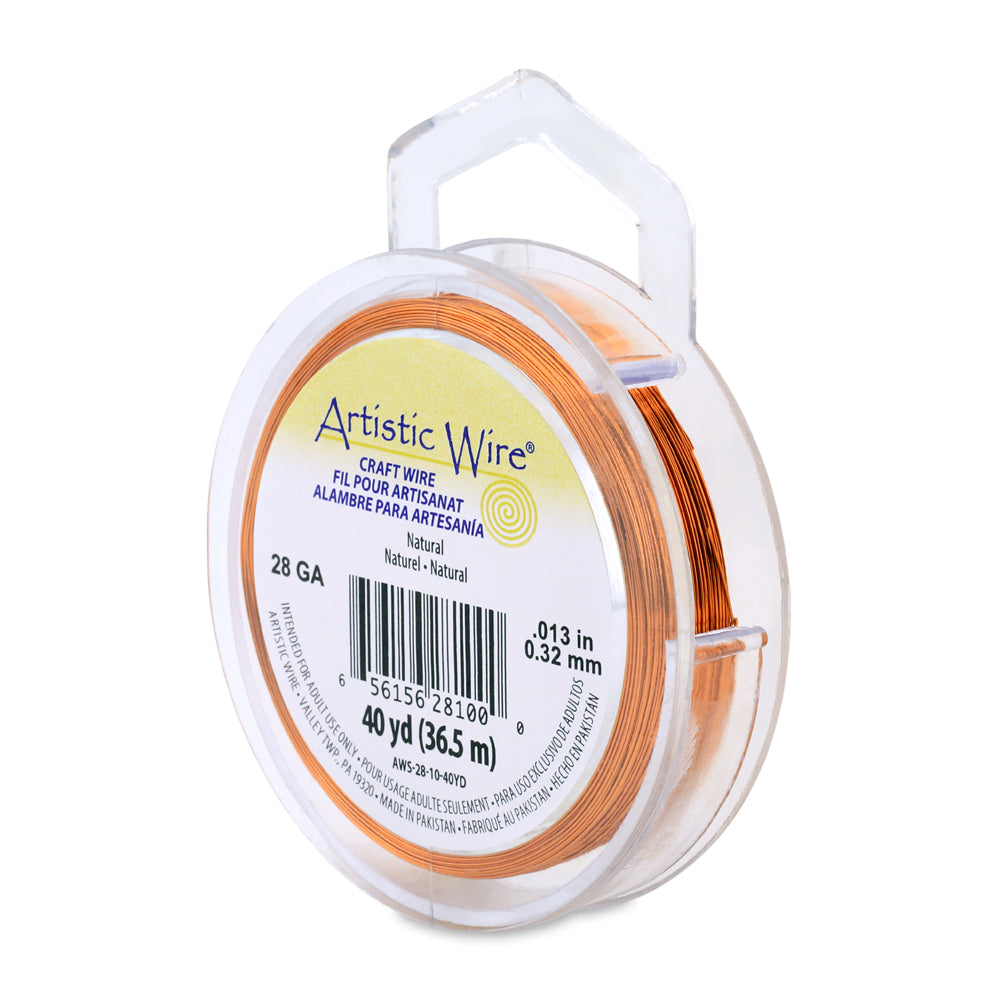Artistic Wire 28 Gauge Tarnish Resistant Coloured Copper Wire