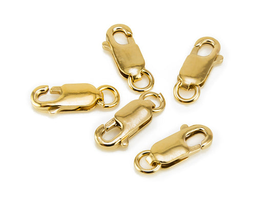 Gold Filled Straight Lobster Clasps 10mm (2pc's)