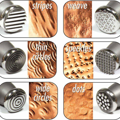 Beadsmith Texture Hammer 13-Piece Interchangeable Set