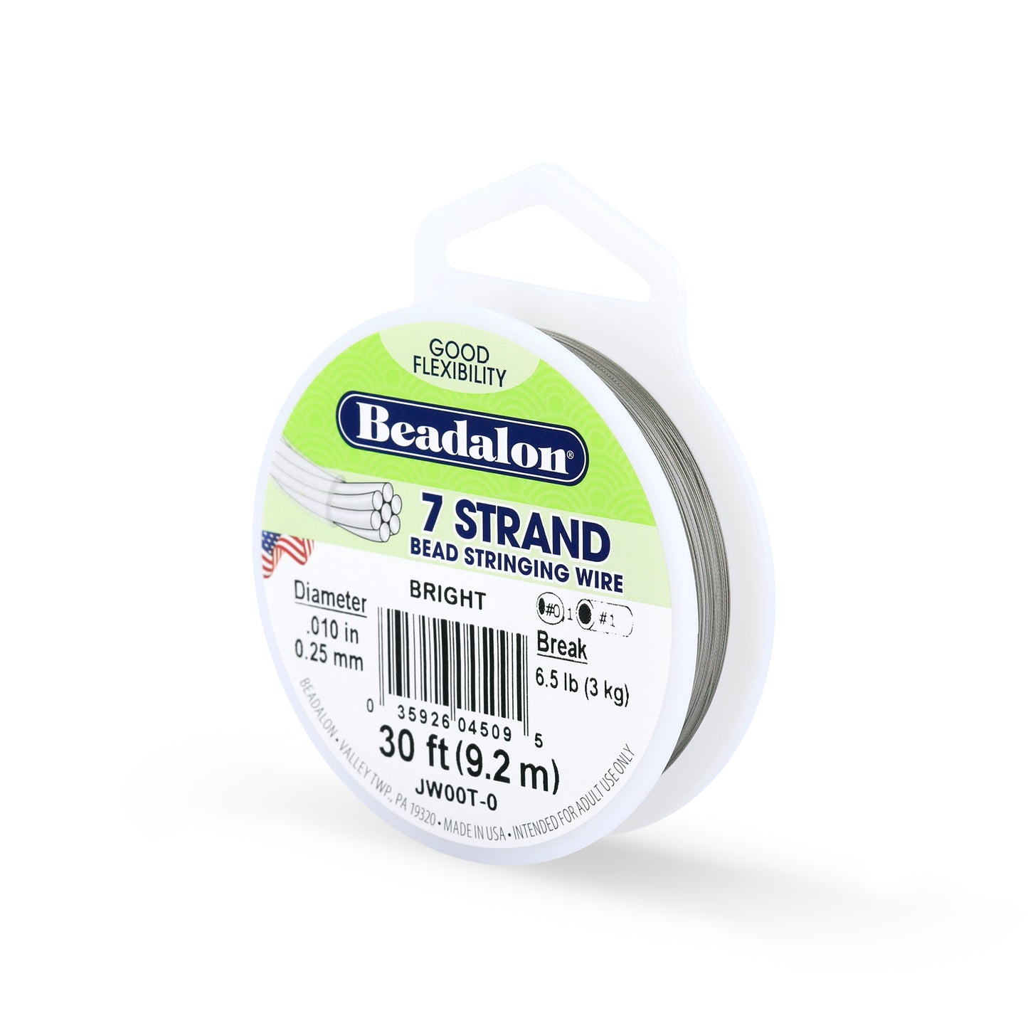 Beadalon 7-Strand Bead Stringing Wire – 9.2m Spool