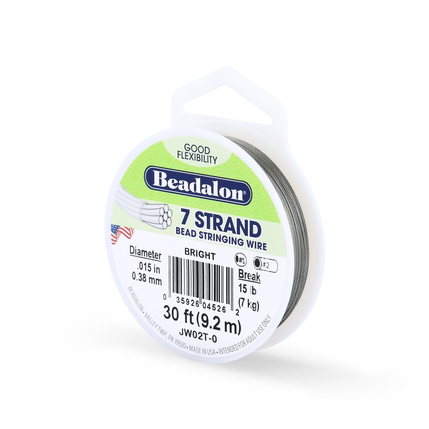 Beadalon 7-Strand Bead Stringing Wire – 9.2m Spool