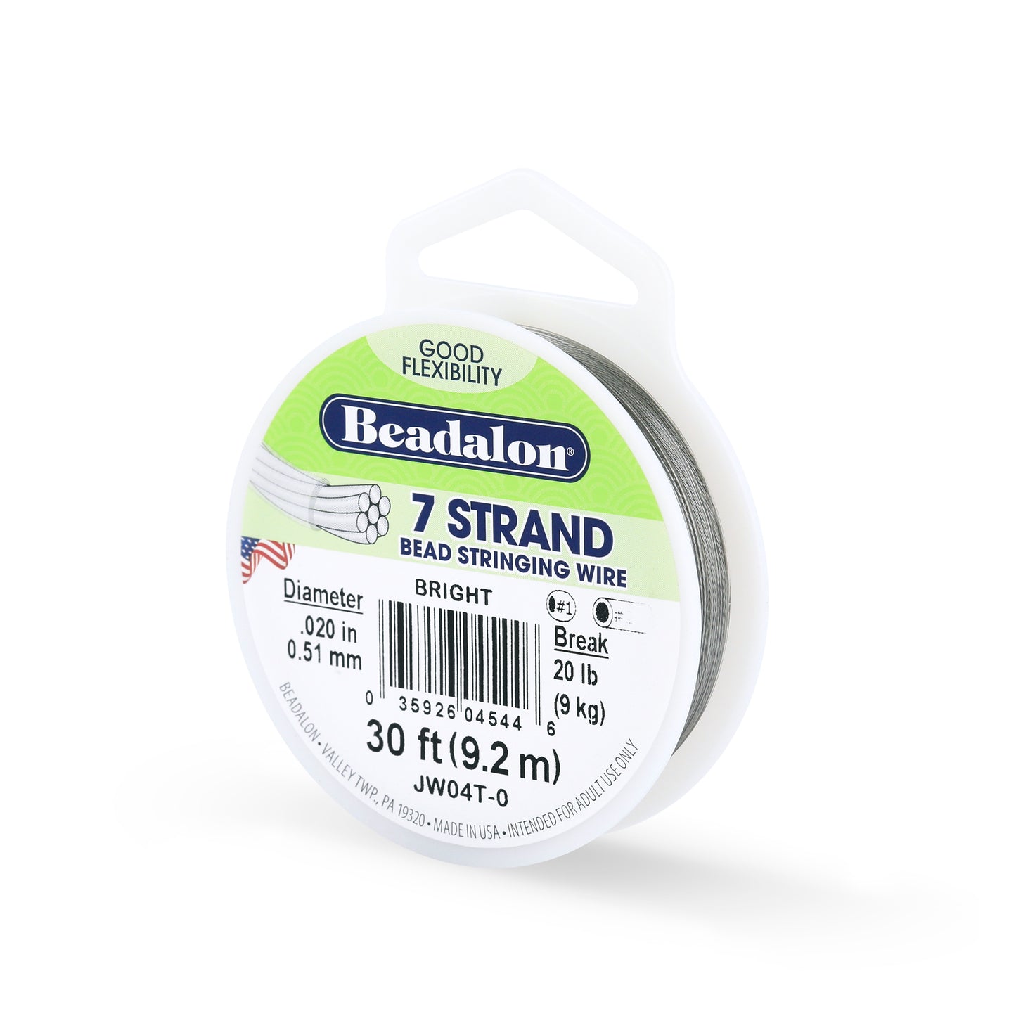 Beadalon 7-Strand Bead Stringing Wire – 9.2m Spool