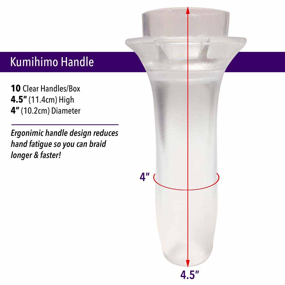 Beadsmith Ergonomic Kumi Handle with Disk – Clear