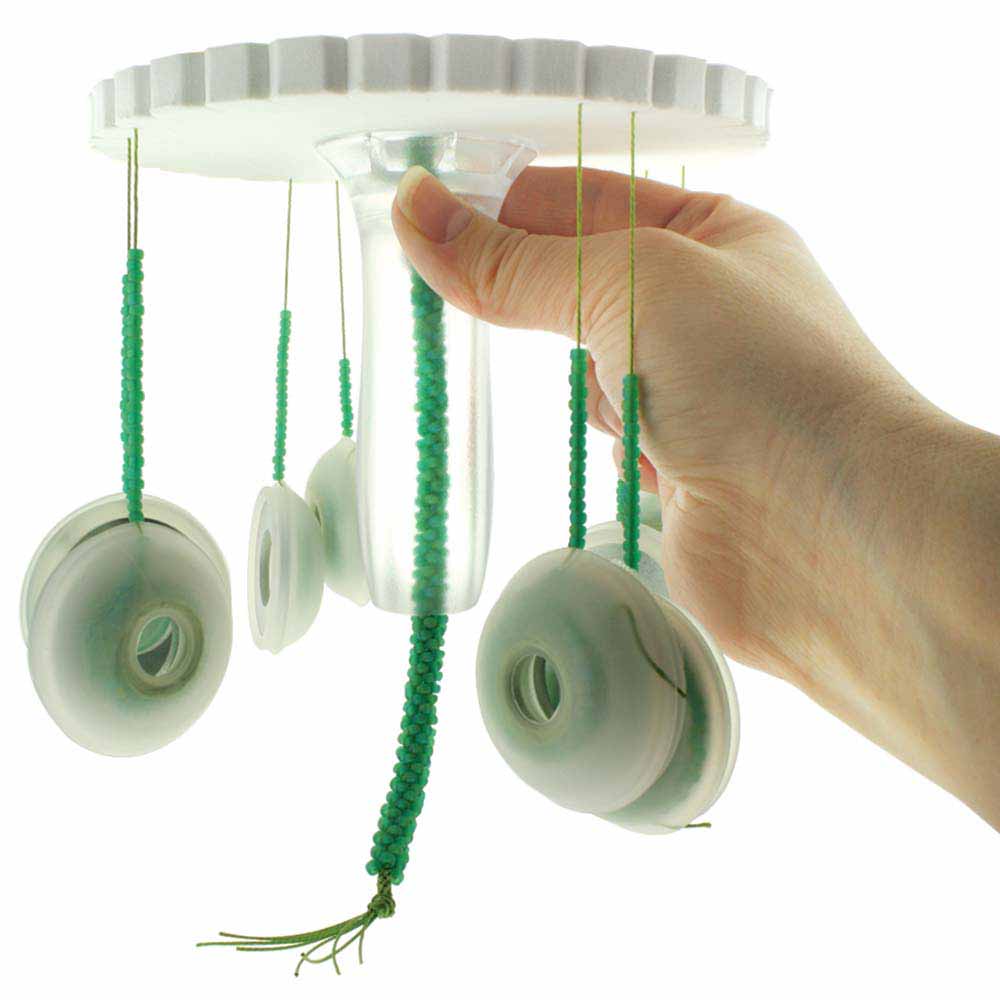 Beadsmith Ergonomic Kumi Handle with Disk – Clear