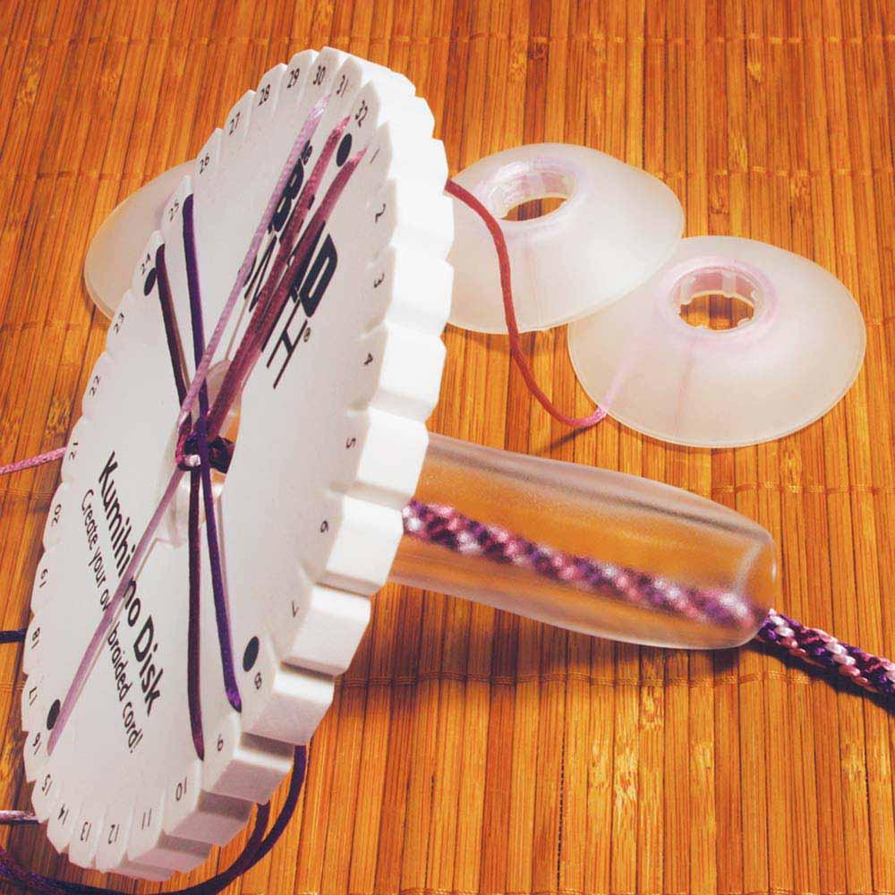 Beadsmith Ergonomic Kumi Handle with Disk – Clear