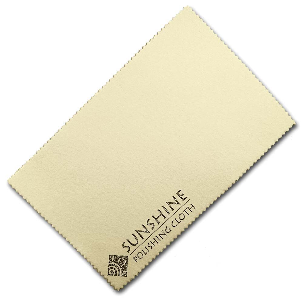 Beadsmith Sunshine Polishing Cloth, 7.5 x 5 by Helby x1 | Jewellery Making Supplies UK