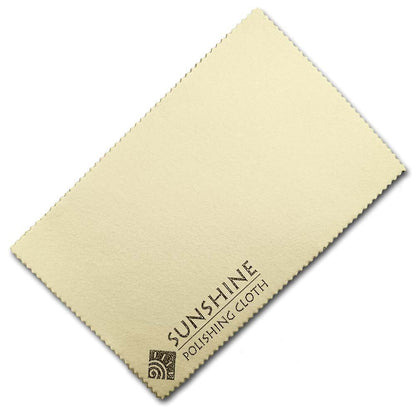 Beadsmith Sunshine Polishing Cloth, 7.5 x 5 by Helby x1 | Jewellery Making Supplies UK