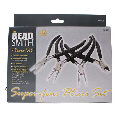 Beadsmith Slim Line Pliers Set 4-Piece – Fine Tips