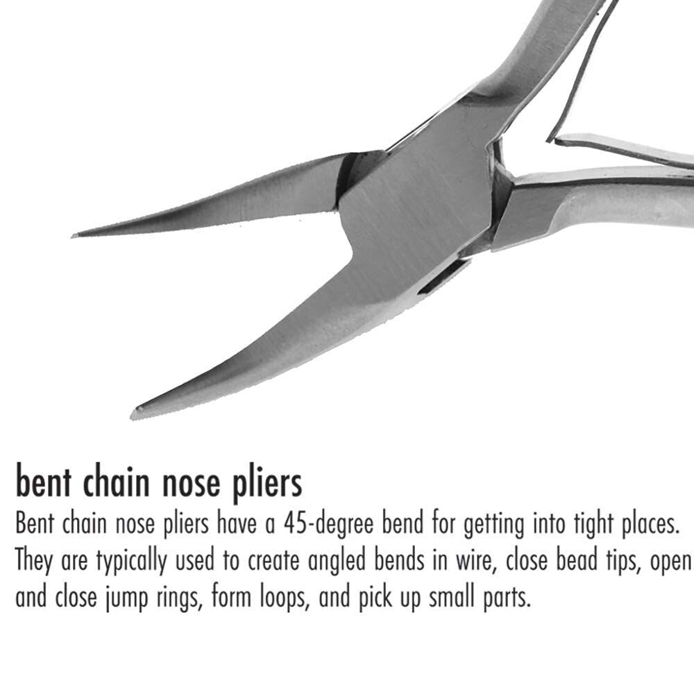 Beadsmith Wire Elements Bent Chain Nose 6.25in
