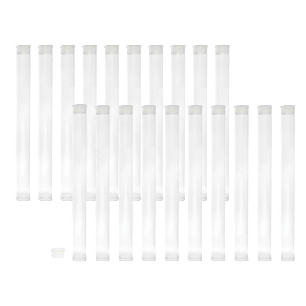 Beadsmith Clear Storage Tubes 6in – Pack of 20