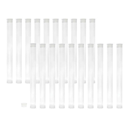 Beadsmith Clear Storage Tubes 6in – Pack of 20