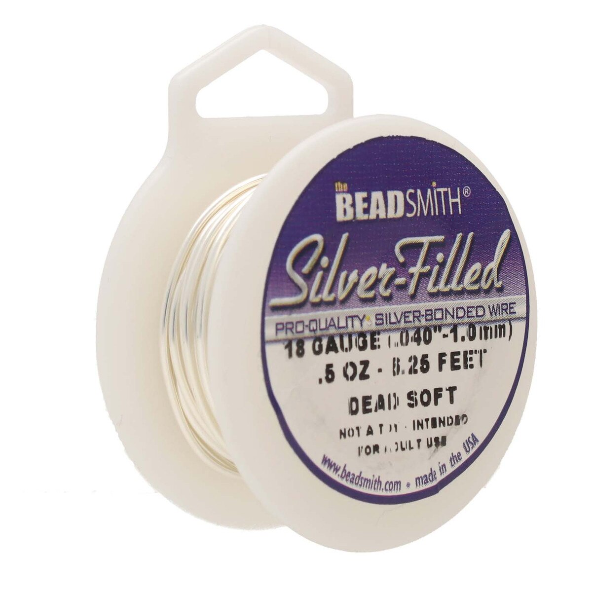 Beadsmith Silver Filled Wire – 0.5oz Spool