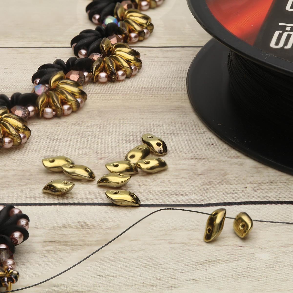 Beadsmith S-Lon Fire Thread 6lb Black – 15yd