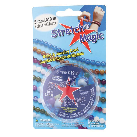 Stretch Magic Elastic Beading Cord – Clear ∙ 0.5 mm ∙ 5 m