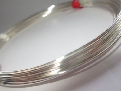 925 Sterling Silver Round Wire 24GA Half Hard 5ft