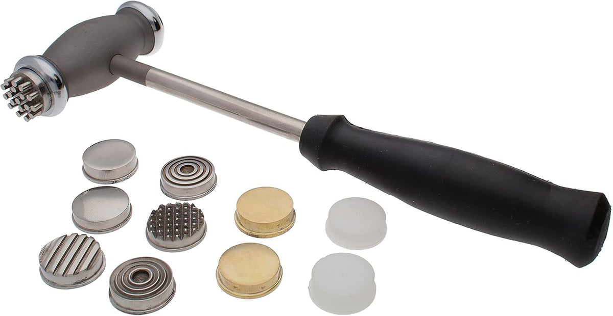 Beadsmith Texture Hammer with Interchangeable Head 13pcs 9.5