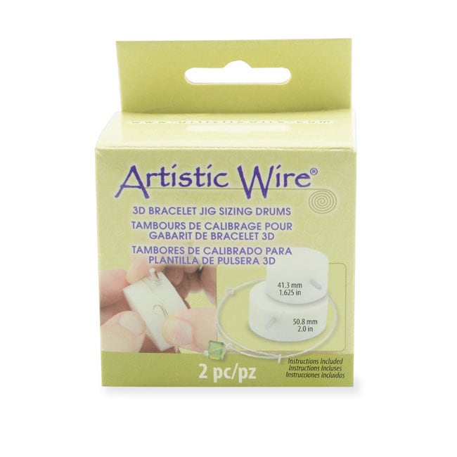 Beadalon 3D Bracelet Jig Sizing Drums – Wire Forming Accessory for Bracelet Making