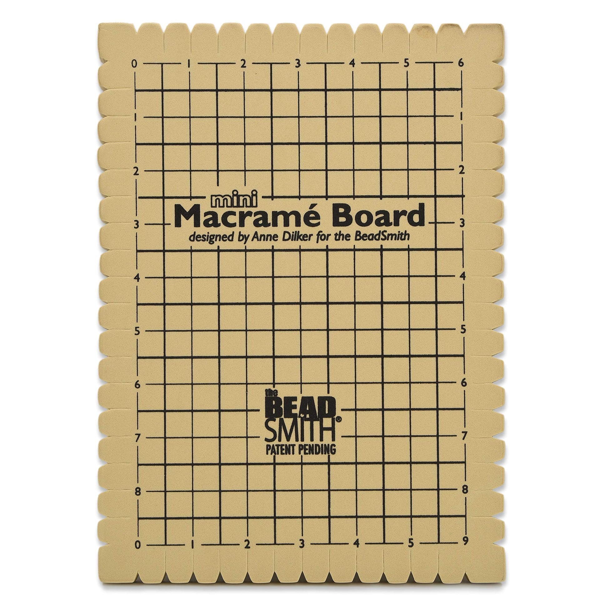 Beadsmith Mini Macramé Board 7.5 x 10.5 inch
