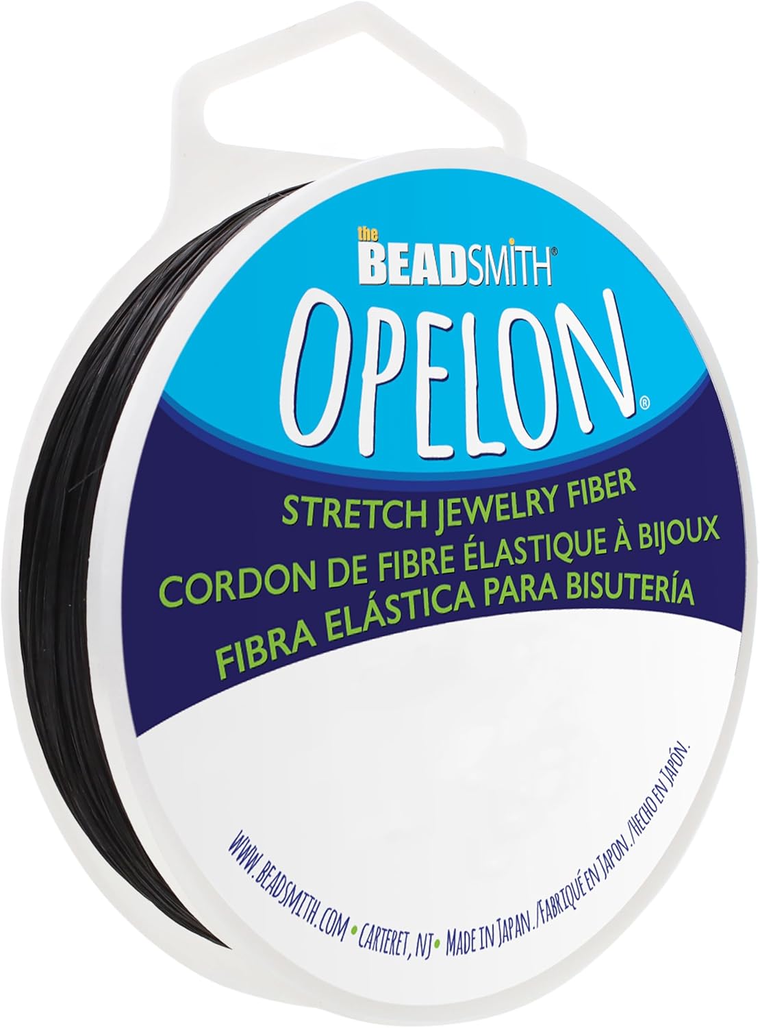 The Beadsmith Opelon Stretch Cord – Elastic Beading Fiber, B