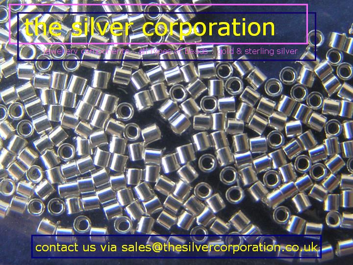 925 sterling silver micro crimp tubes, 1mm