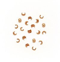 14K Gold Filled Crimp Bead Covers 2.4mm (20)