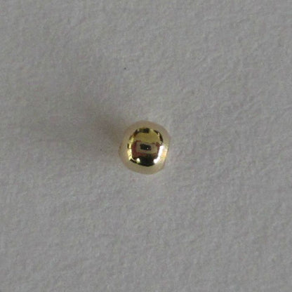 Pack of 100 Gold Filled, round BEADS,  2mm (seamless)