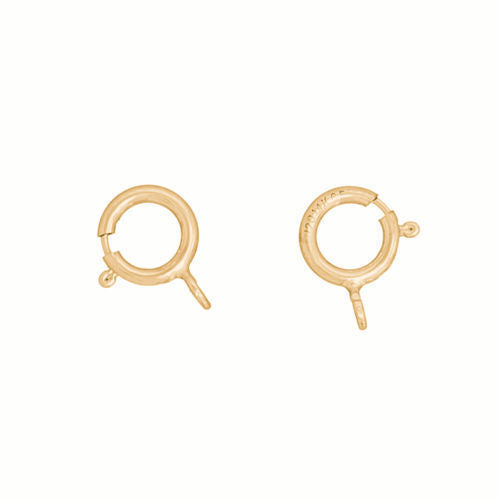 Gold Filled Spring Ring 14K Round 5.5mm (8 Pieces)
