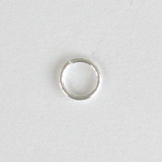 925 Sterling Silver Jump Rings 6mm findings, pack of 20