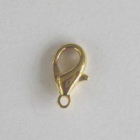 Pack of 5 GOLD FILLED Lobster Claw trigger clasps 11mm