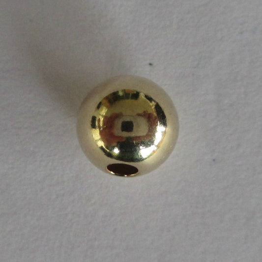 Gold Filled Round Beads,  6mm (seamless) - Pack of 50