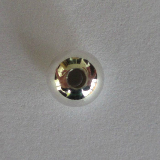 Sterling Silver Round Beads, 6mm (seamless) - Pack of 50