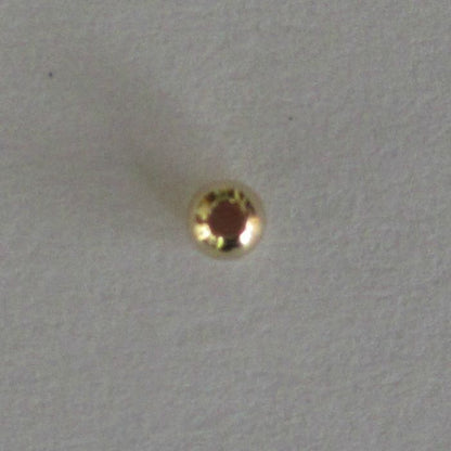 Pack of 100 Gold Filled, round BEADS,  2mm (seamless)