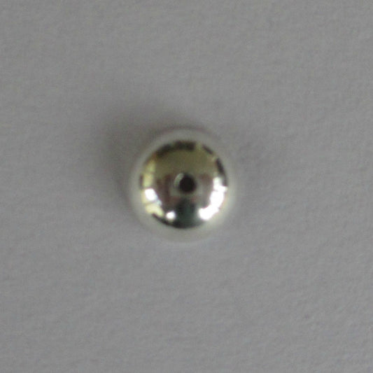 Sterling Silver 6mm Bead Cap with 1mm hole - Pack 50