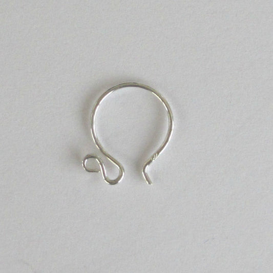 Sterling Silver Fancy Ear Wire (20 Gauge) - Pack of 10 (5 Sets)
