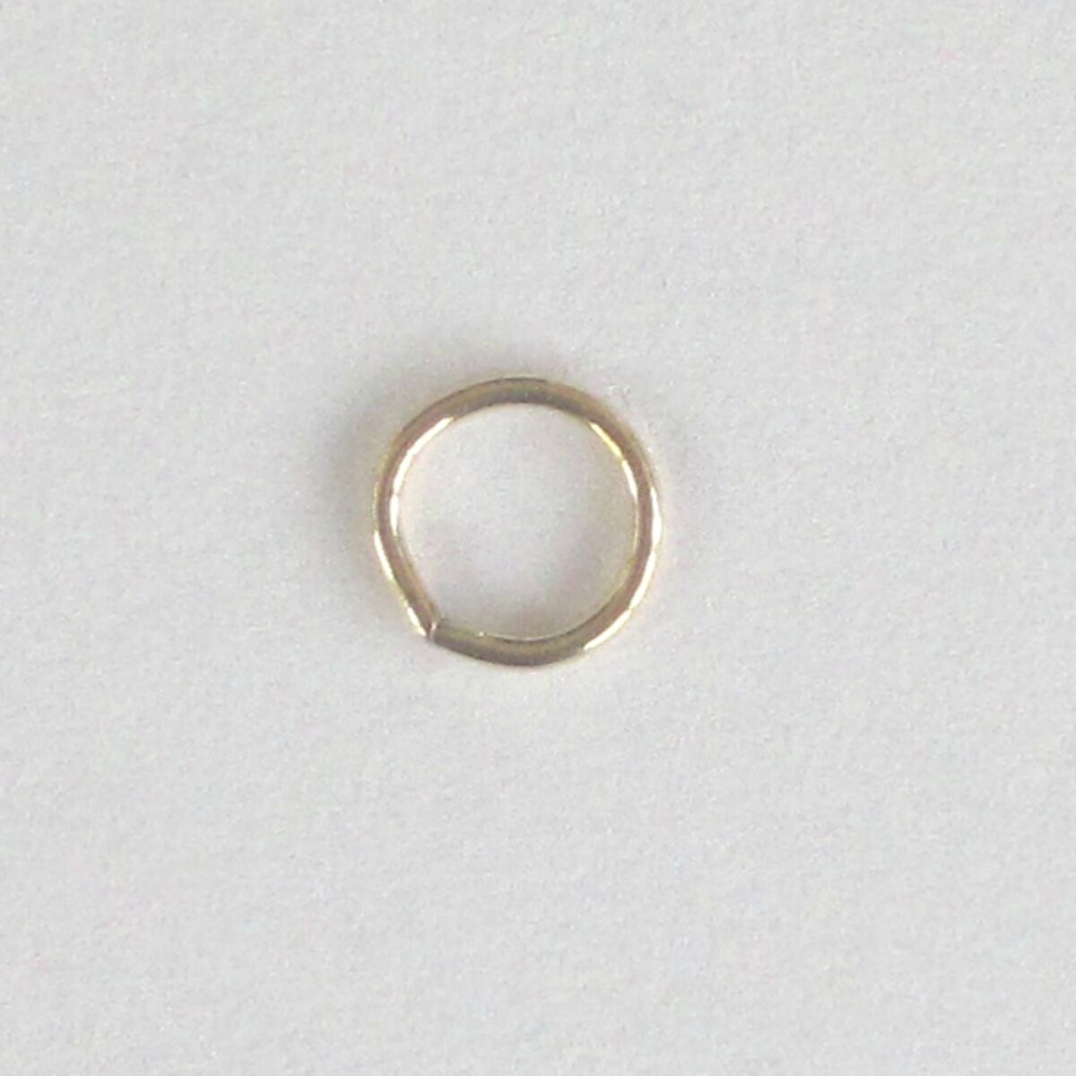 Gold Filled SOLDERED CLOSED JUMP RINGS 6mm, pack 20