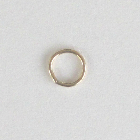 Gold Filled SOLDERED CLOSED JUMP RINGS 6mm, pack 20