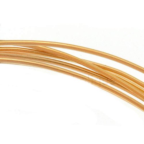 14K Gold Filled Wire 22 Gauge Round Half Hard (5 Feet)