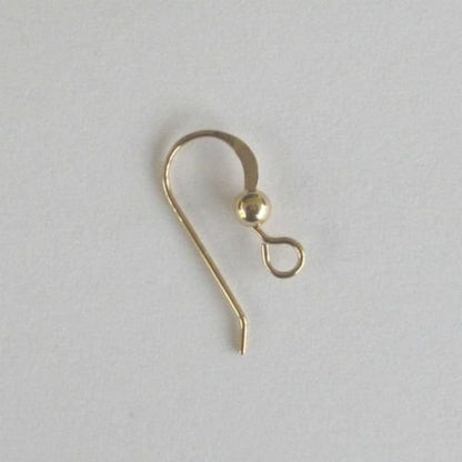 Gold Filled 14kt Fish Hook Ear Wires (Pack of 10) -5 Pairs