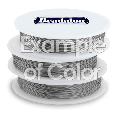 BeadalonBeadalon Stainless Steel Bead Stringing Wire, Bright, .15 in / 0.38 mm