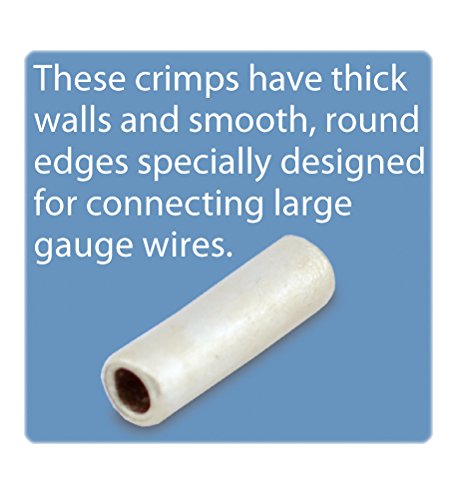 Artistic Wire Large Gauge Crimp Tubes Variety Pack, Tarnish Resistant Silver Plated, for 12, 14, 16 ga Wire, 21 pc