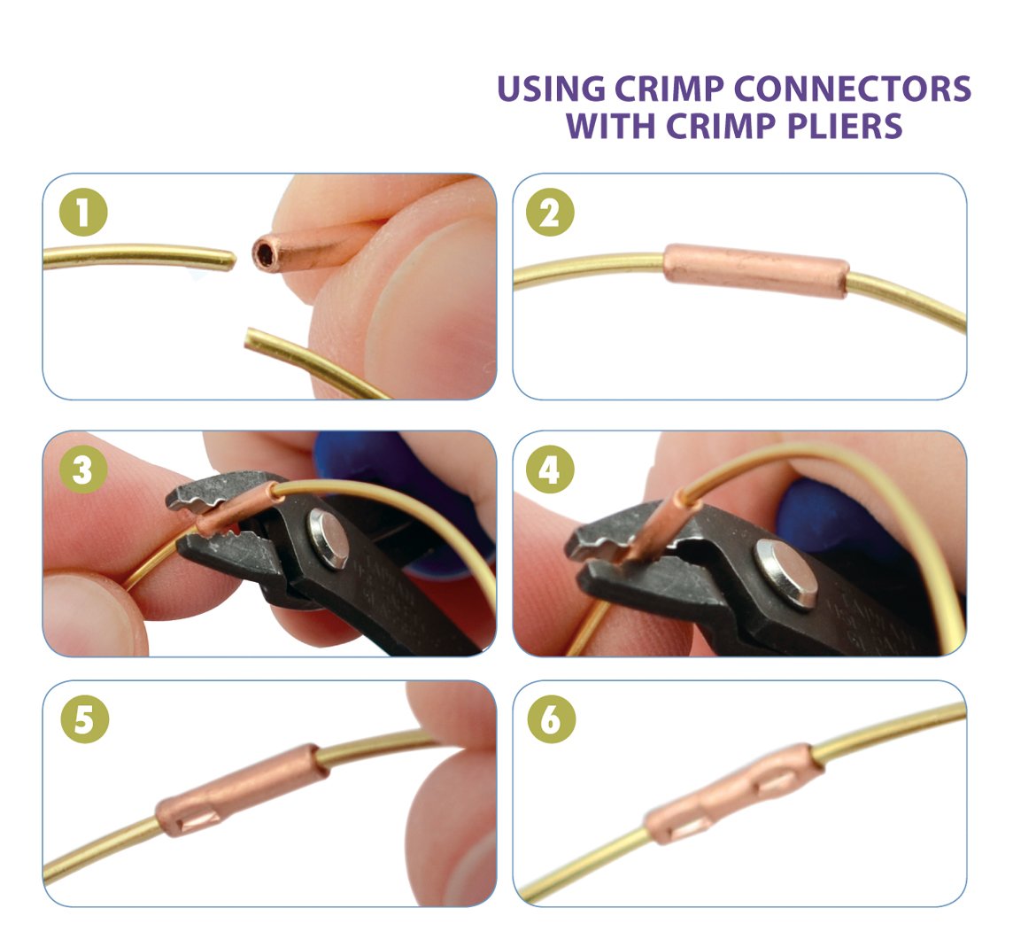 Artistic Wire A346B-052 Large Wire Crimp Connectors