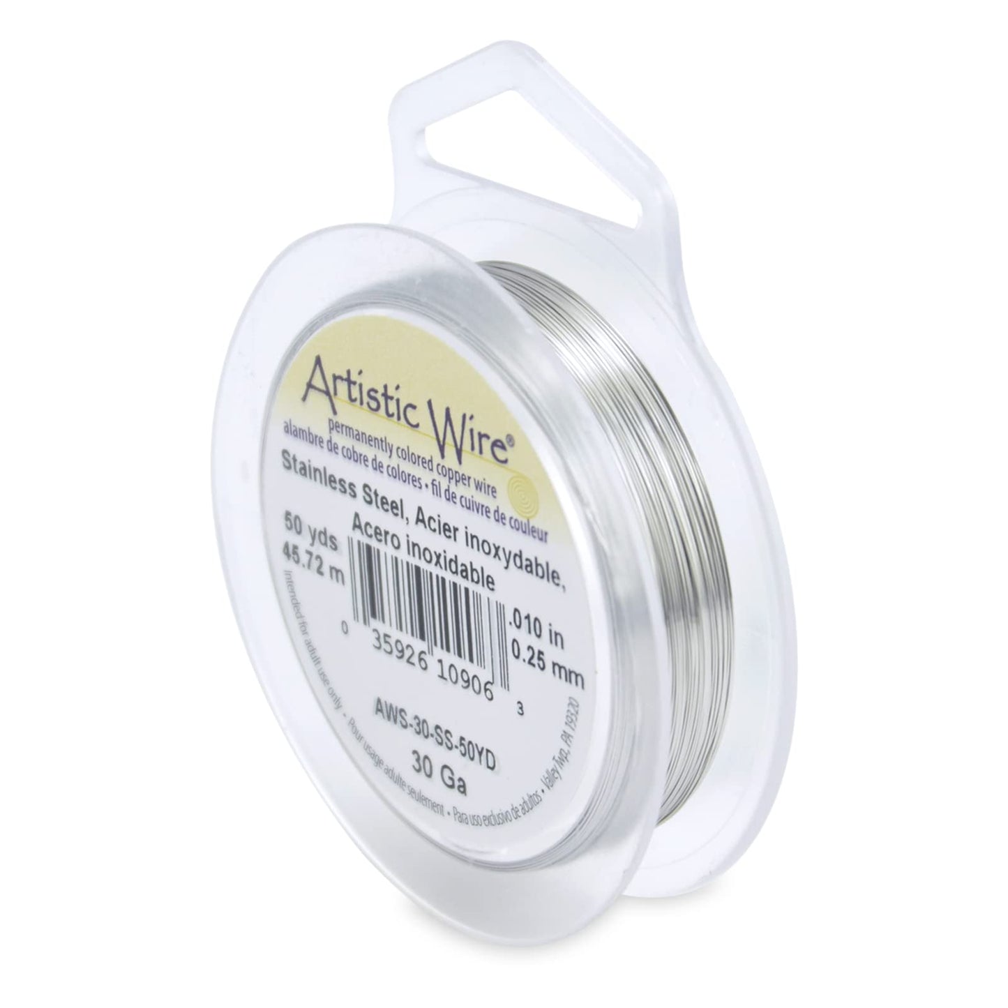 Artistic Wire, Gauge / 1.3 mm Stainless Steel Craft Wire