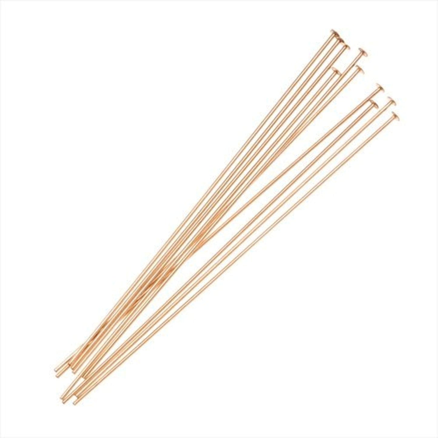Gold Filled Filled Head Pins, 24-Gauge, 1-Inch, 14K Gold 10 pieces