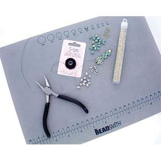 Beadsmith BMNS8-R Treasure Non Slip Bead Mat (8.5inch x 7inch)