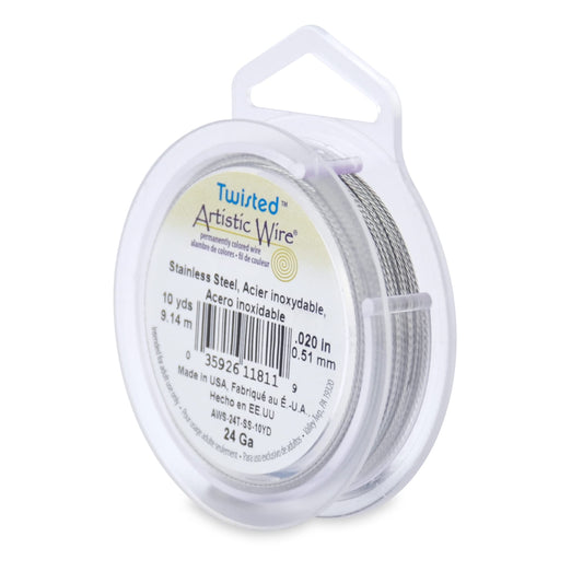 Beadalon 24-Gauge Twist Round Artistic Wire