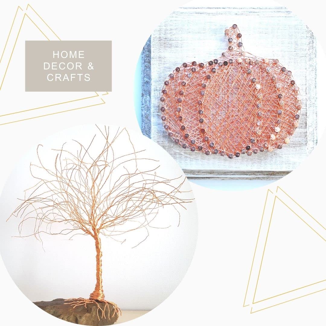 Artistic Wire, Bare Copper Craft Wire, 26 Gauge