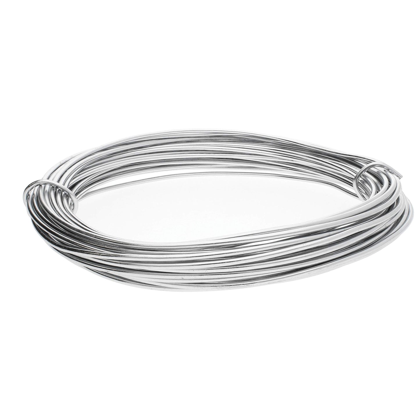 Beadsmith Aluminum Wire 12 Gauge 39' Coil-Silver