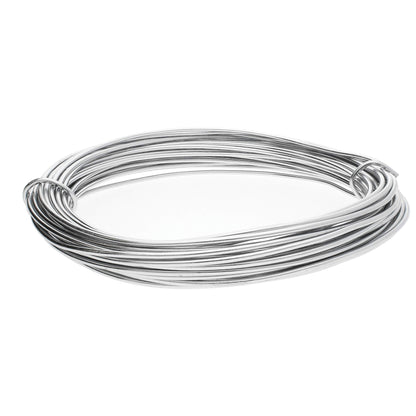 Beadsmith Aluminum Wire 12 Gauge 39' Coil-Silver